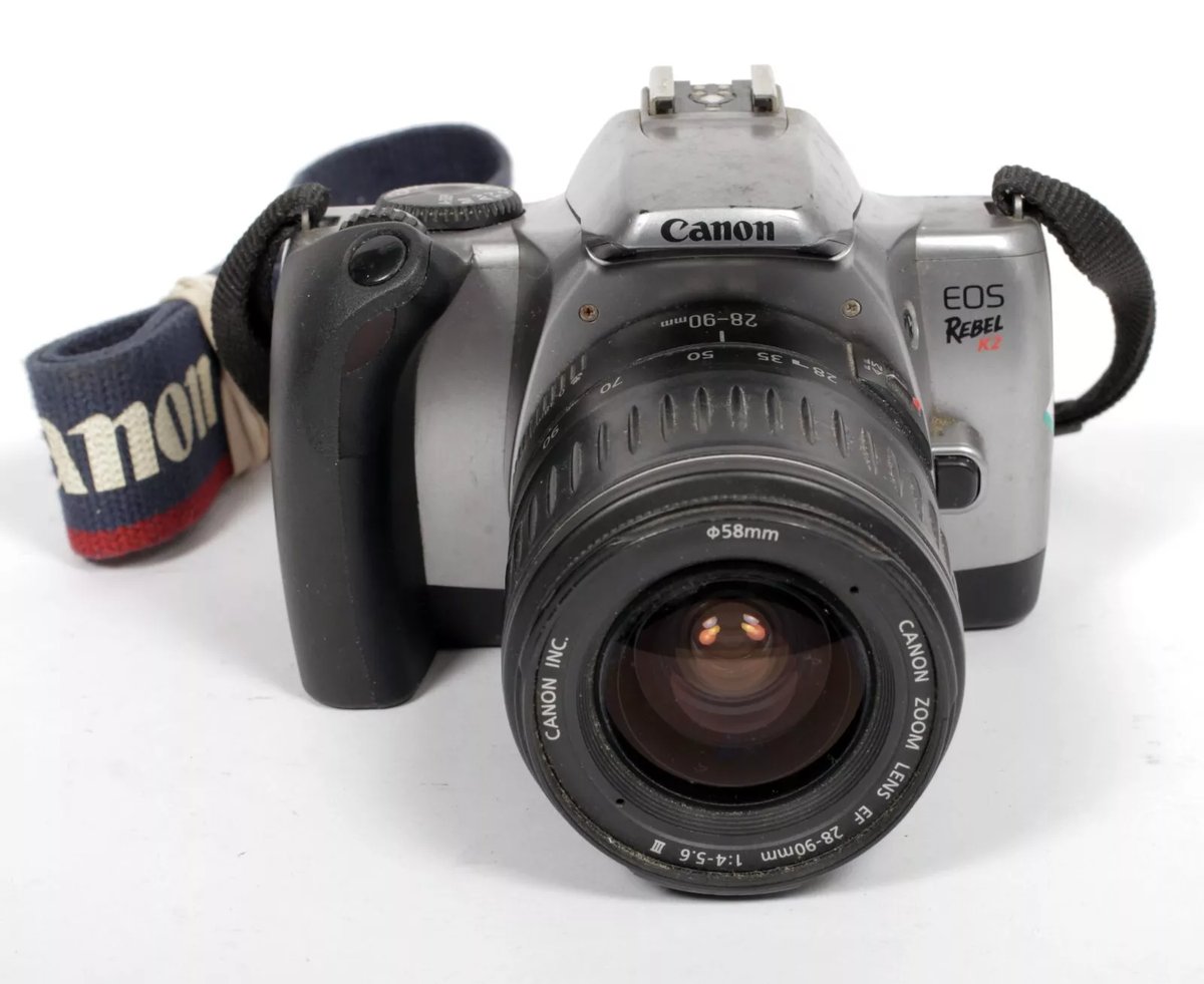 Canon Eos Rebel k2 35mm Film Camera Comes with Canon 28-90mm lens and shops flash